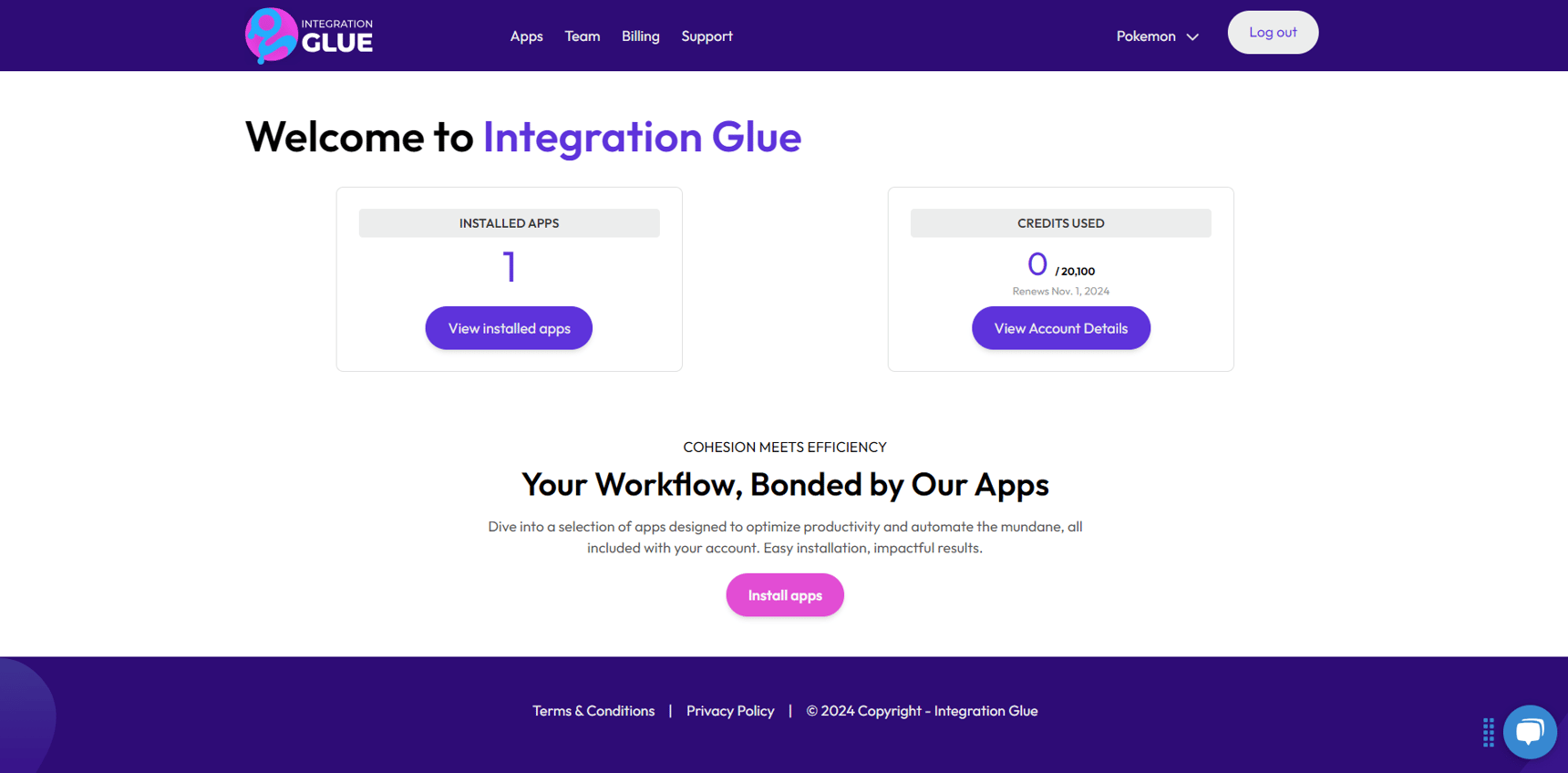 Installing Custom Integrations via Integration Glue